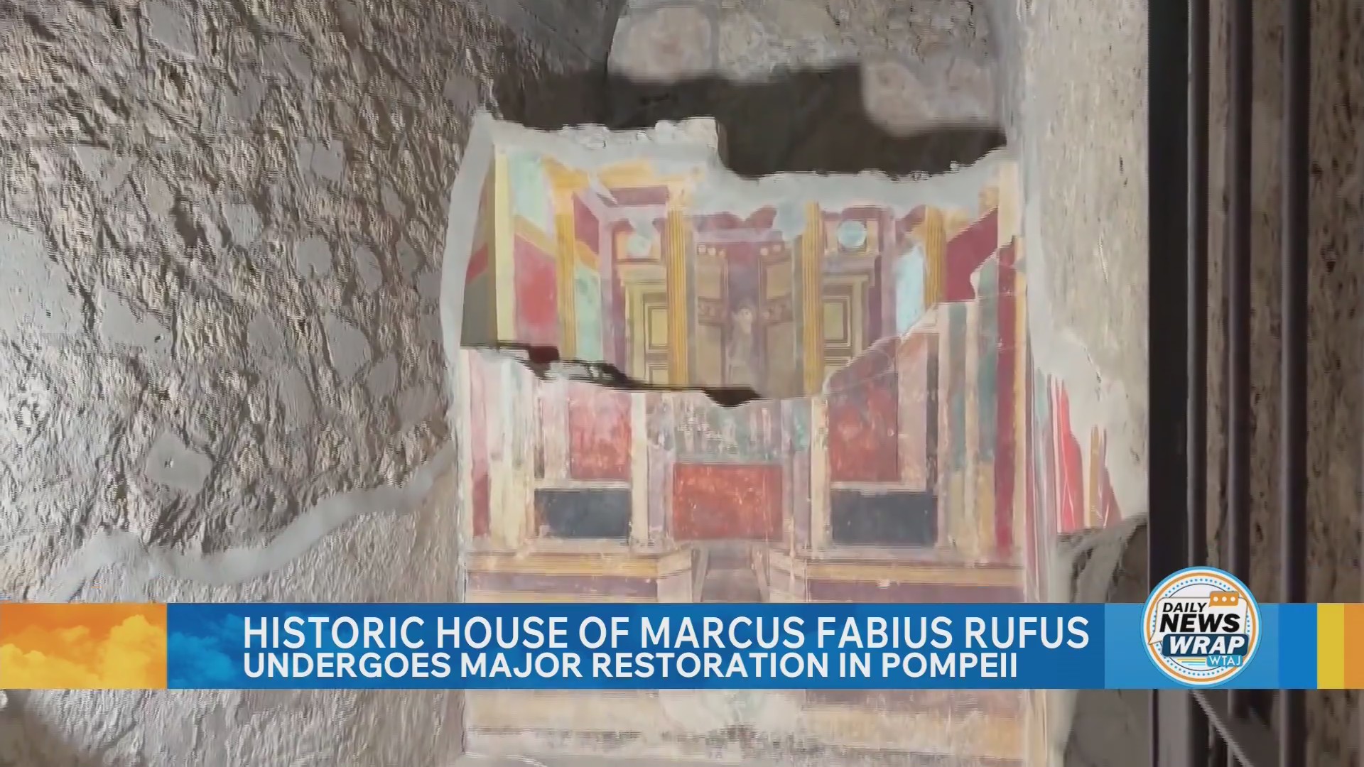 Daily news wrap: Pompeii restoration