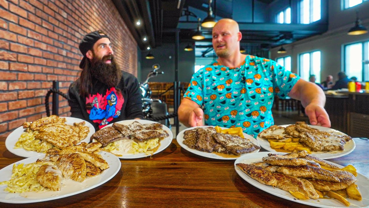 A €100 mixed grill challenge with Finland’s second strongest man ...