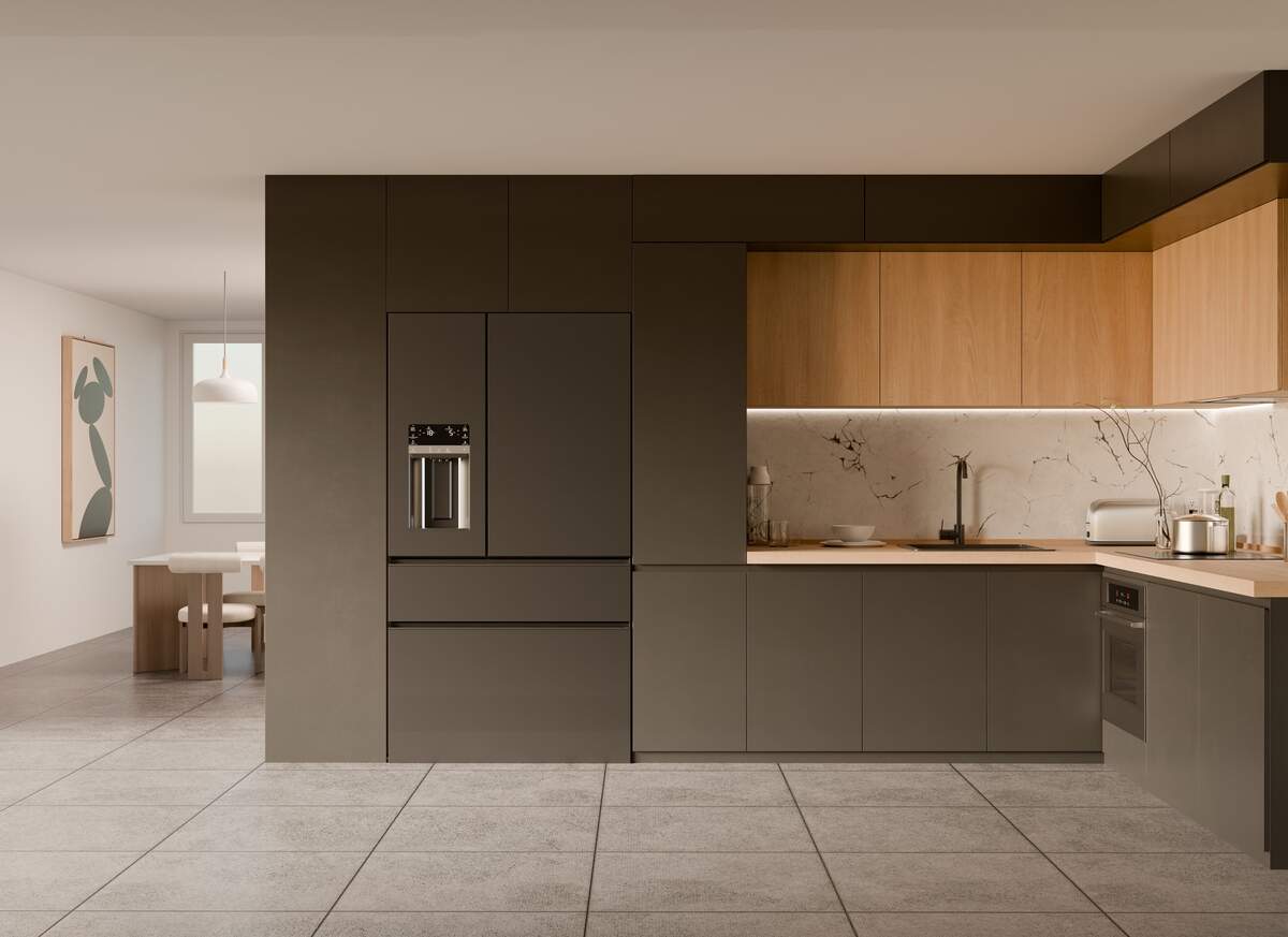 How to create a clutter-free kitchen with concealed appliances, hidden ...