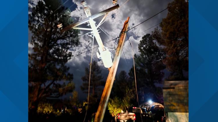 Storm causes widespread power outage in Heber-Overgaard