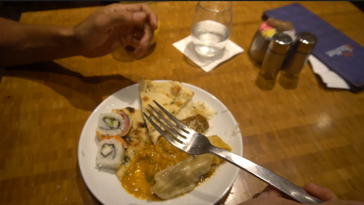 Aria buffet Las Vegas third plate and Asian food highlights