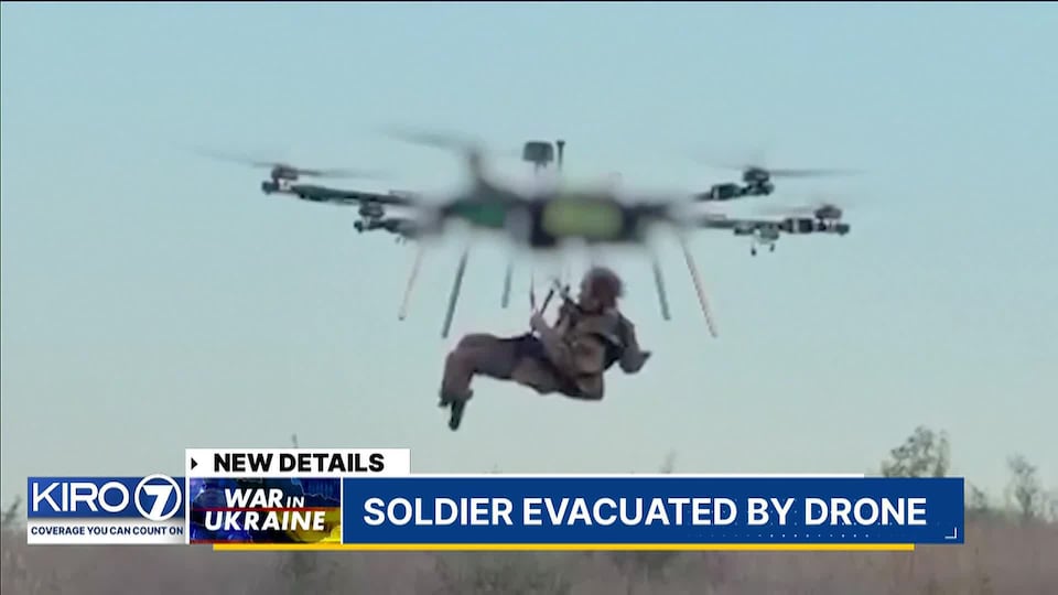 Ukrainian soldier believed to be first soldier evacuated from ...