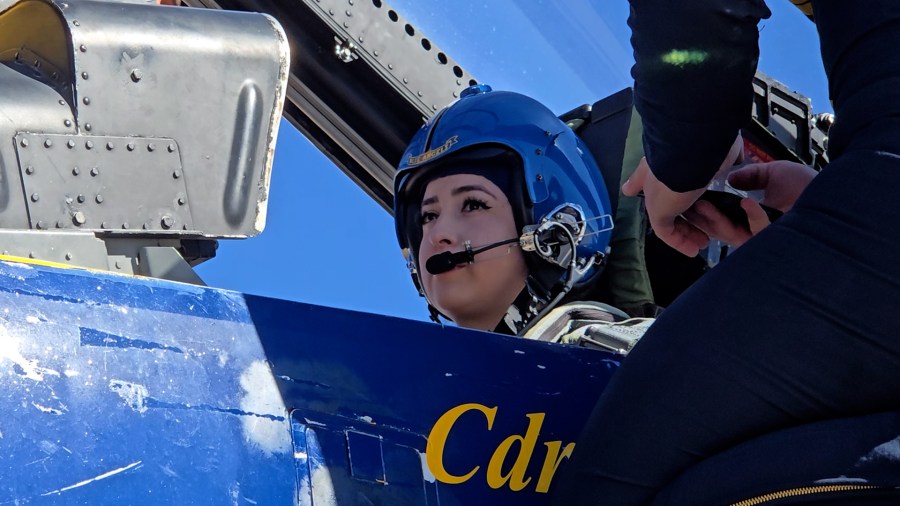 Beth Ramirez’s passion for aviation leads to flight with the Blue Angels