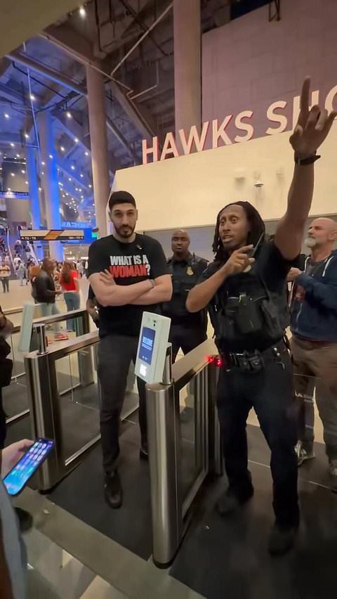 Enes Kanter Freedom escorted out of WNBA finals after defying ban