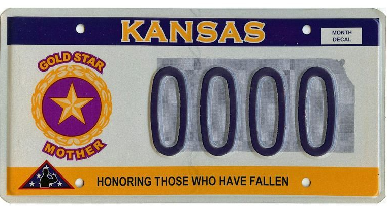 See a gold star on a license plate? There's a reason you should look twice