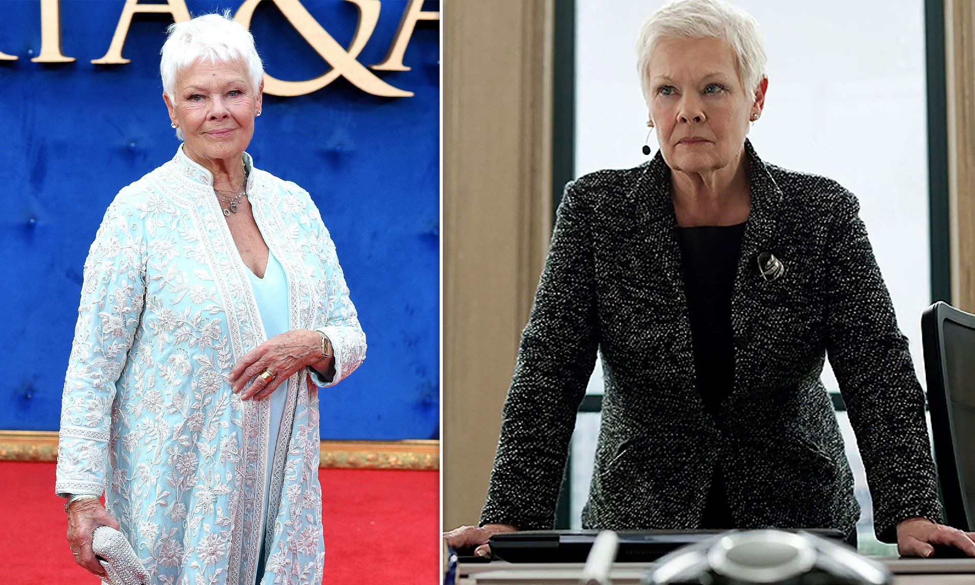 Dame Judi Dench, 91, reveals she cannot act on stage or in films or ...
