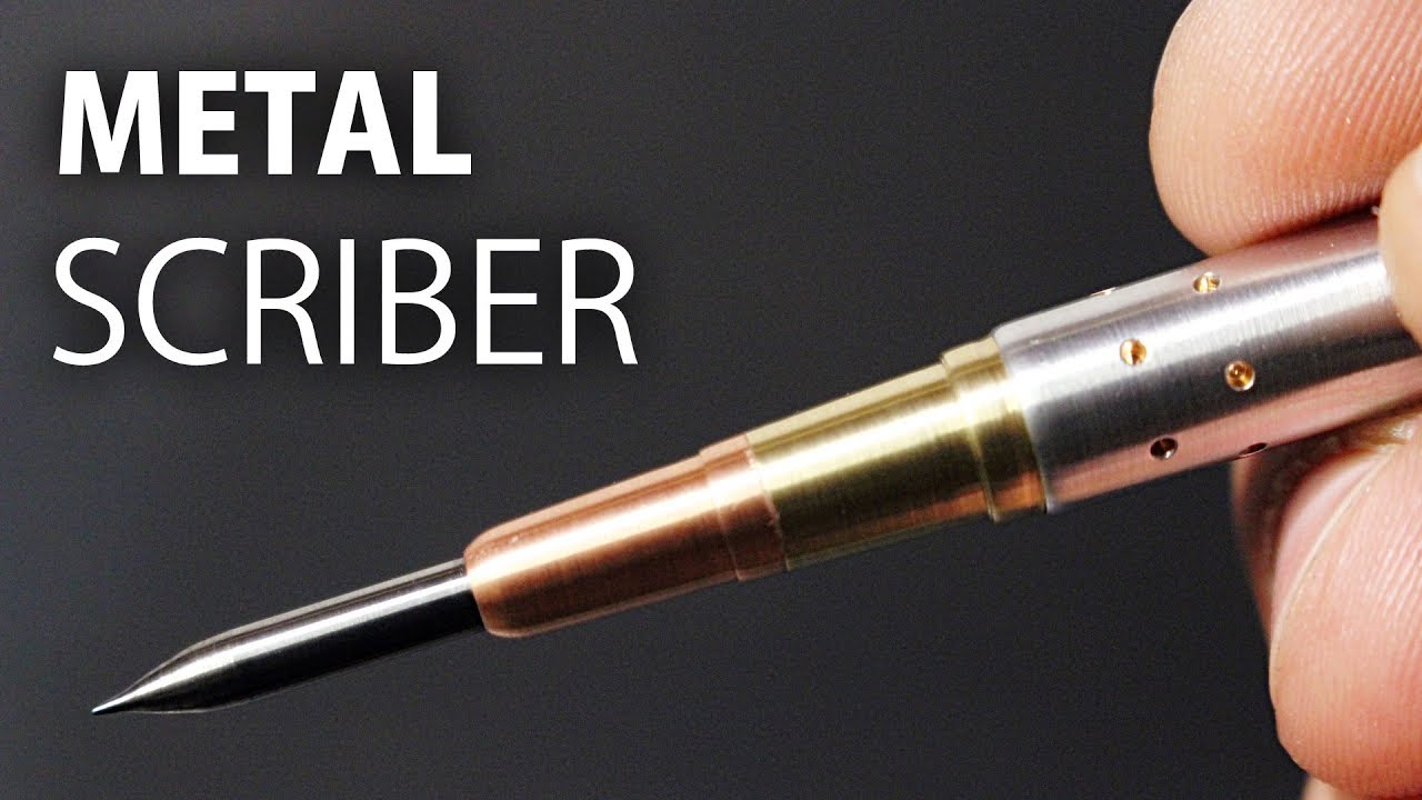 Metal machining techniques for making a carbide tip scriber