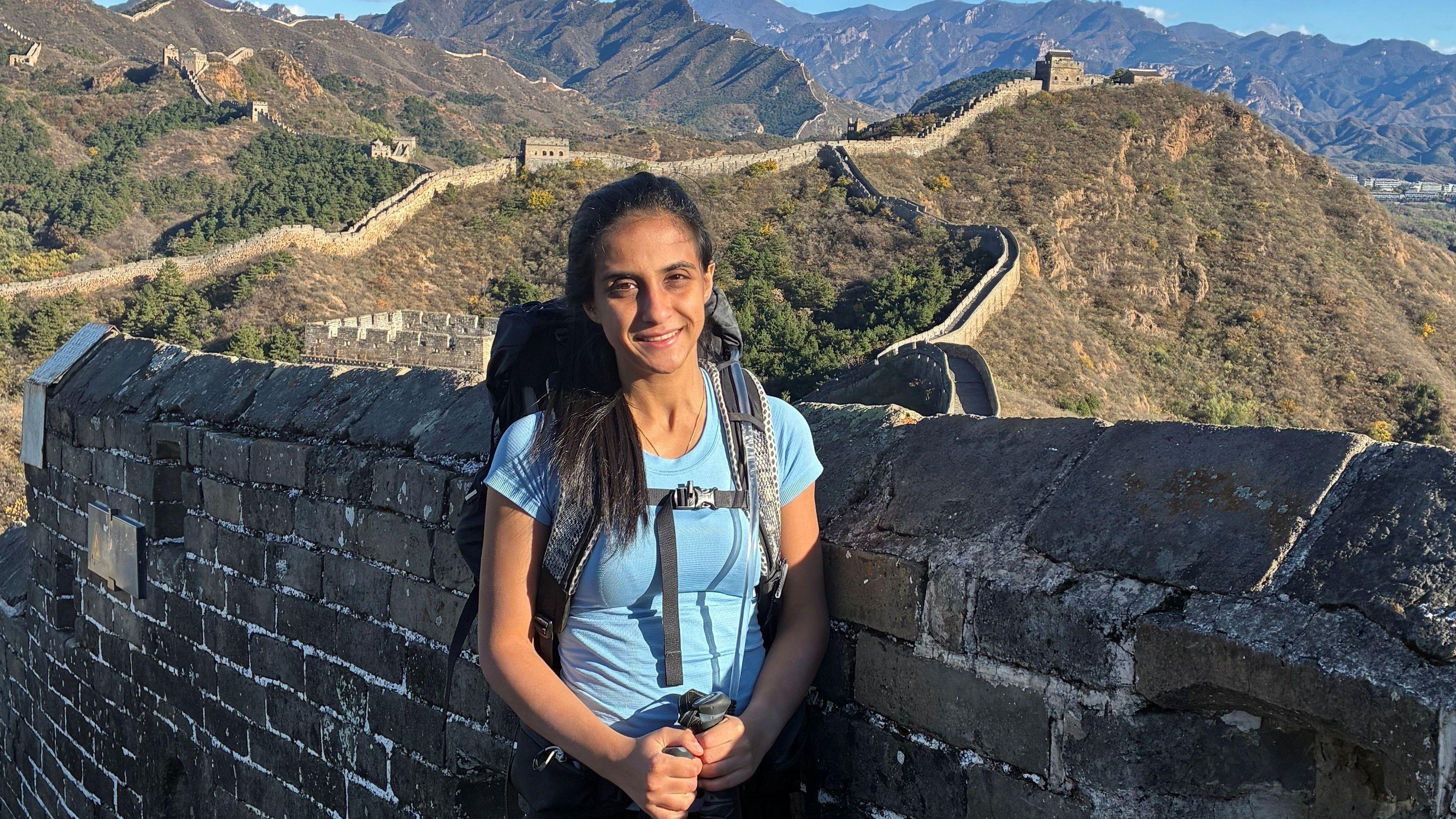 I survived anorexia then trekked the Great Wall of China
