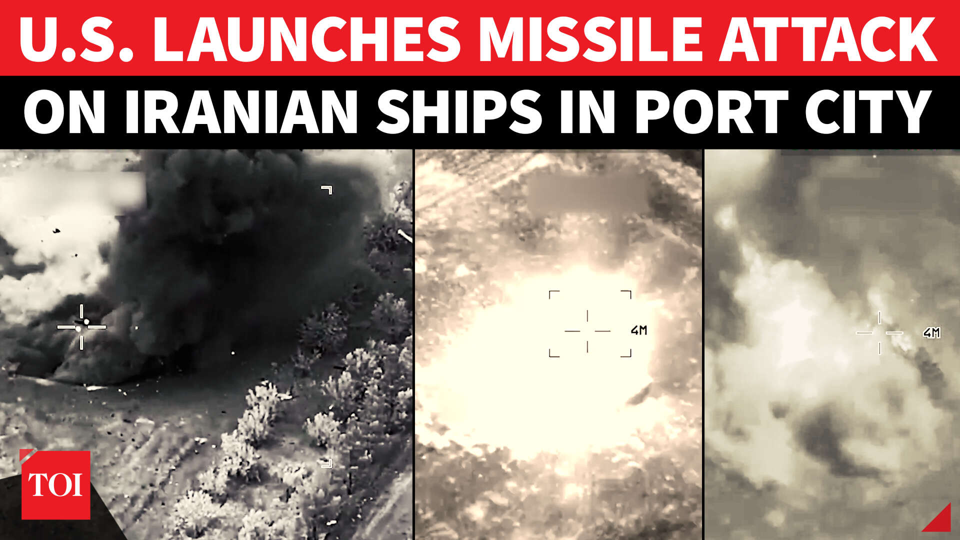 Hormuz on fire as US said to have launched anti-ship missiles towards ...