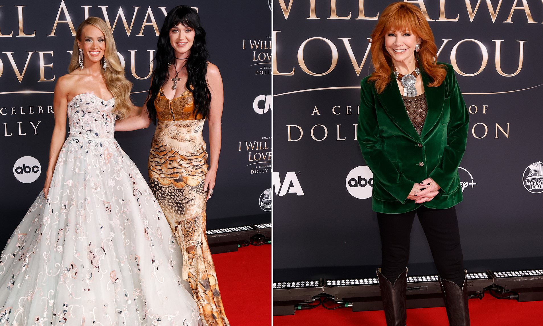 Katy Perry and Carrie Underwood join Reba McEntire at tribute concert ...