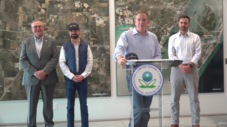 EPA administrator Lee Zeldin tours Port of Corpus Christi, discusses ...
