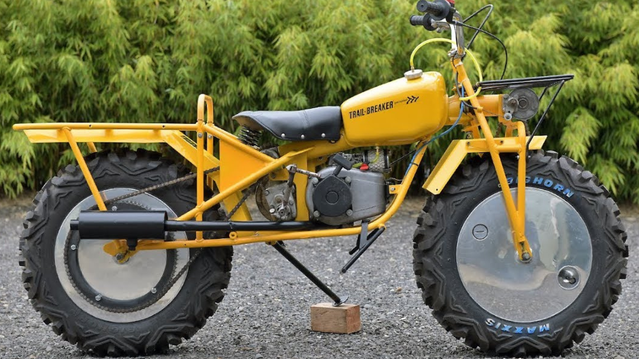 What makes the Rokon Trailbreaker an unusual off road motorcycle
