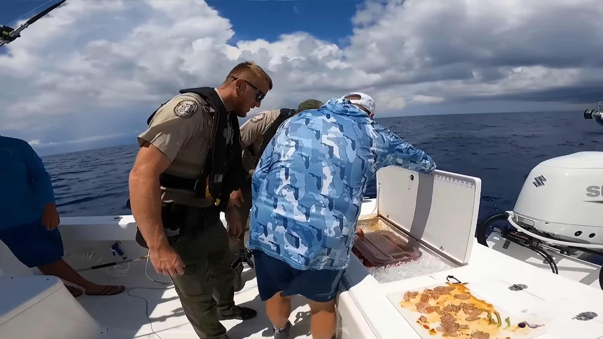 FWC boards a swordfishing boat more than 30 miles offshore for an ...