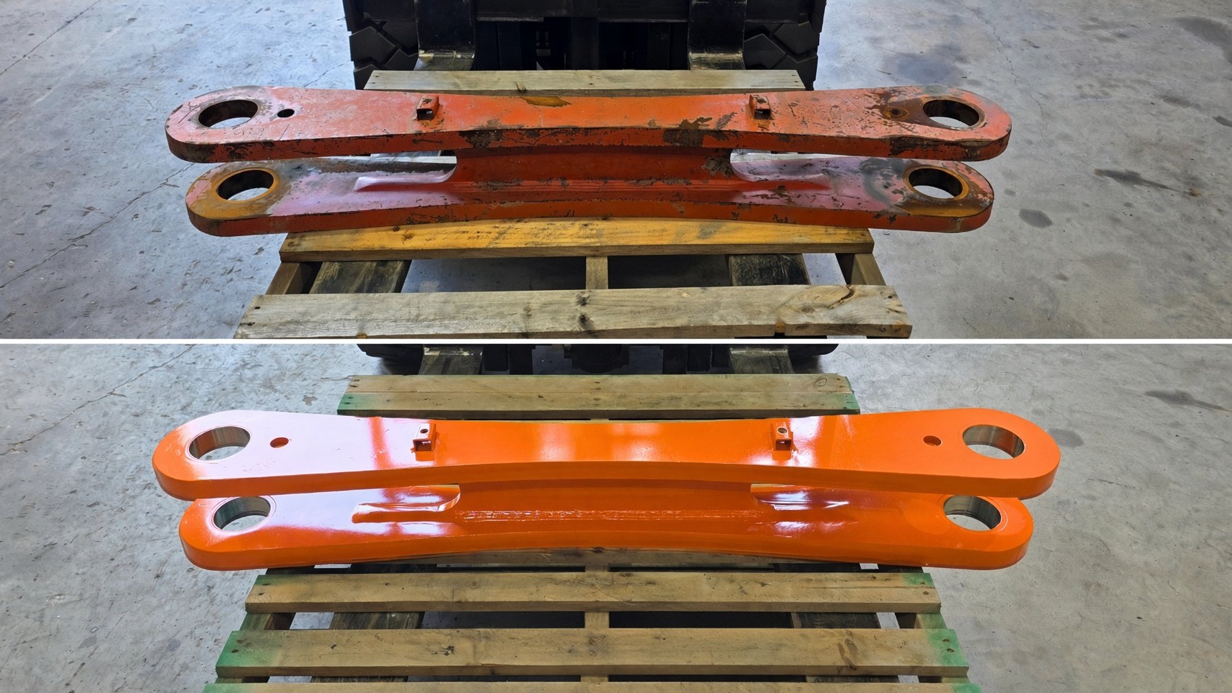 Overhauling a Hitachi EH4000 track rod