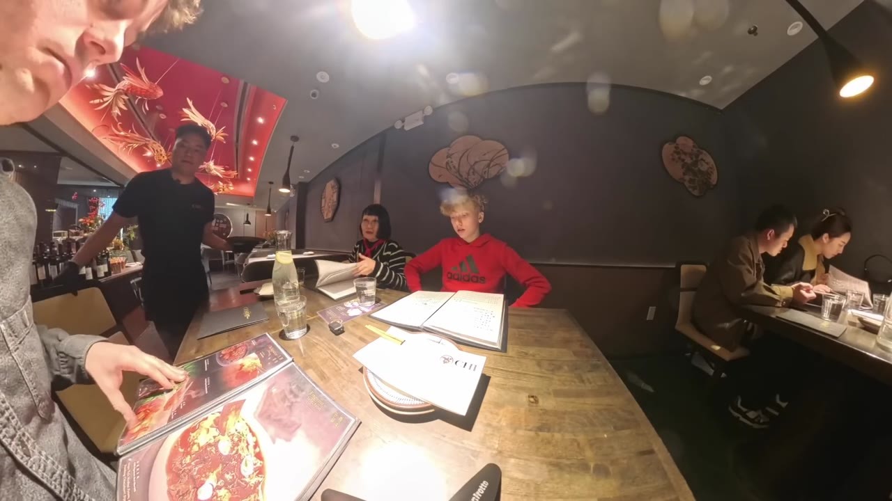 When a 14-year-old began talking, everyone turned to look