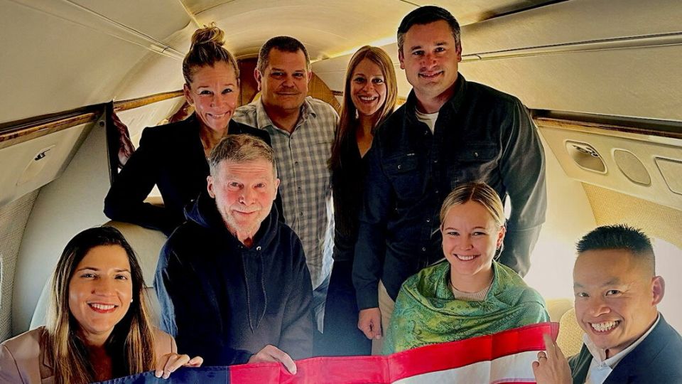 Freed Russian prisoner Stephen Hubbard has returned to American soil