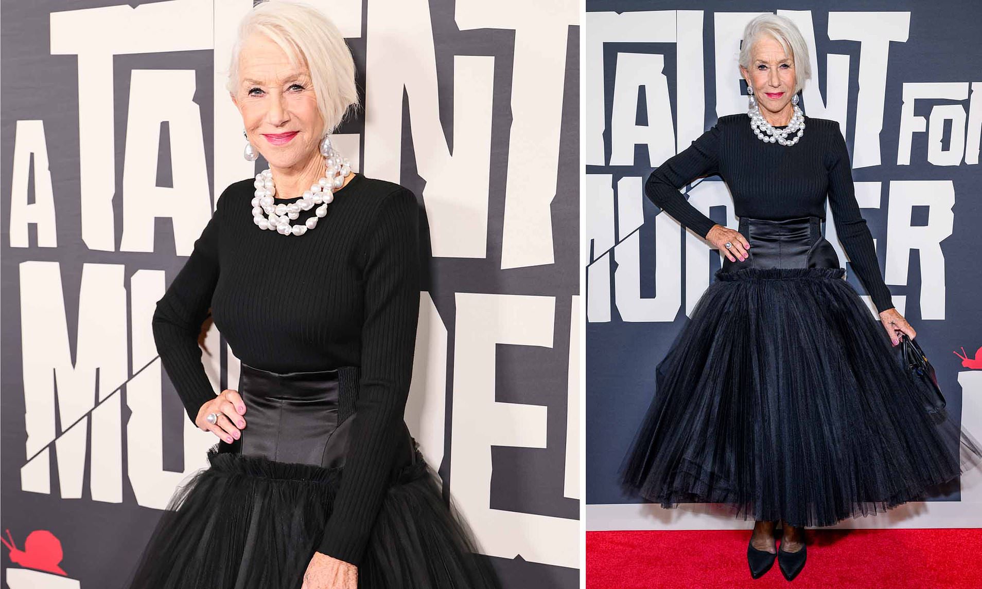 Helen Mirren, 81, looks incredible in a prom skirt at the A Talent for ...