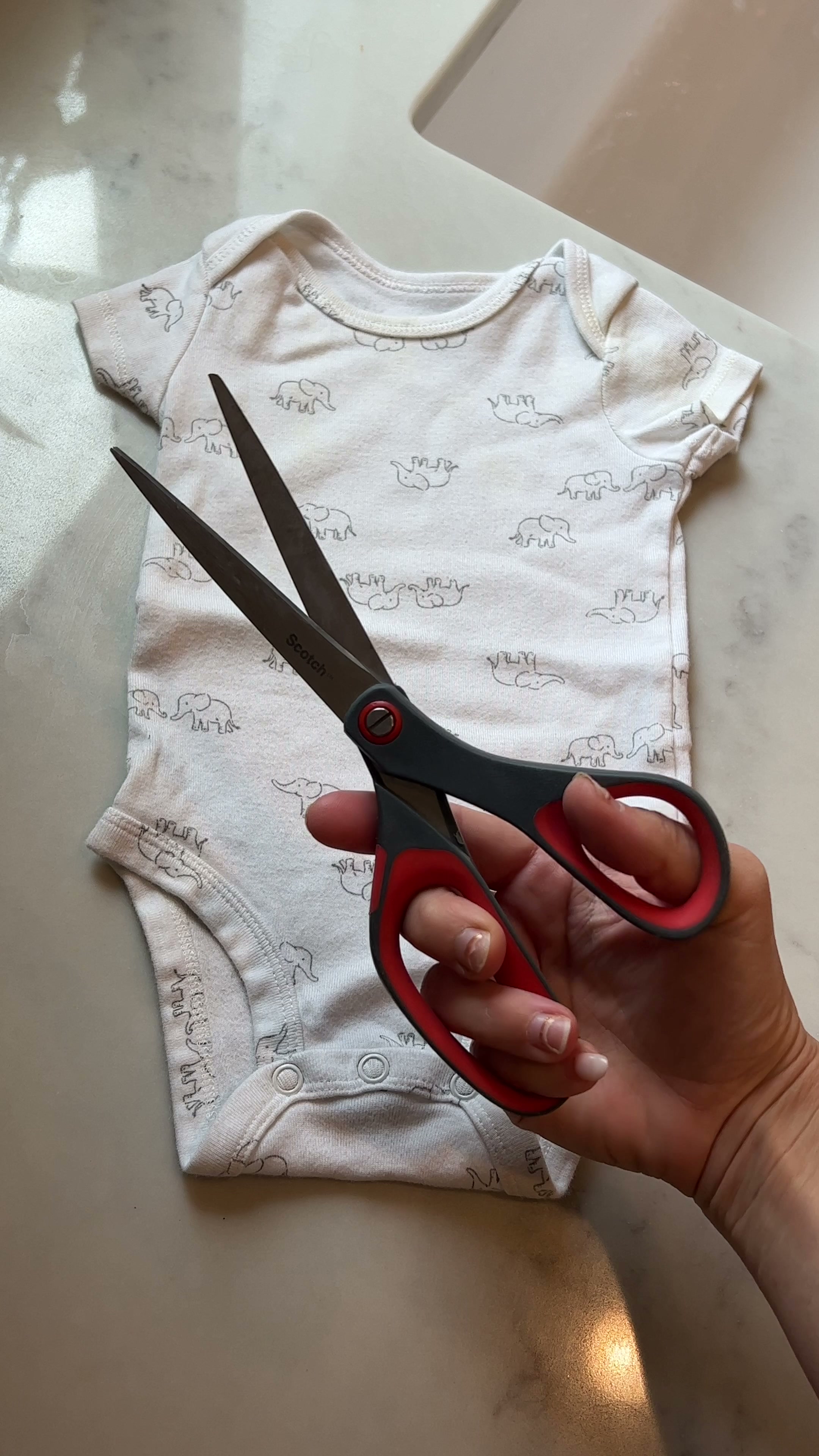 DIY onesie bib hack for busy parents