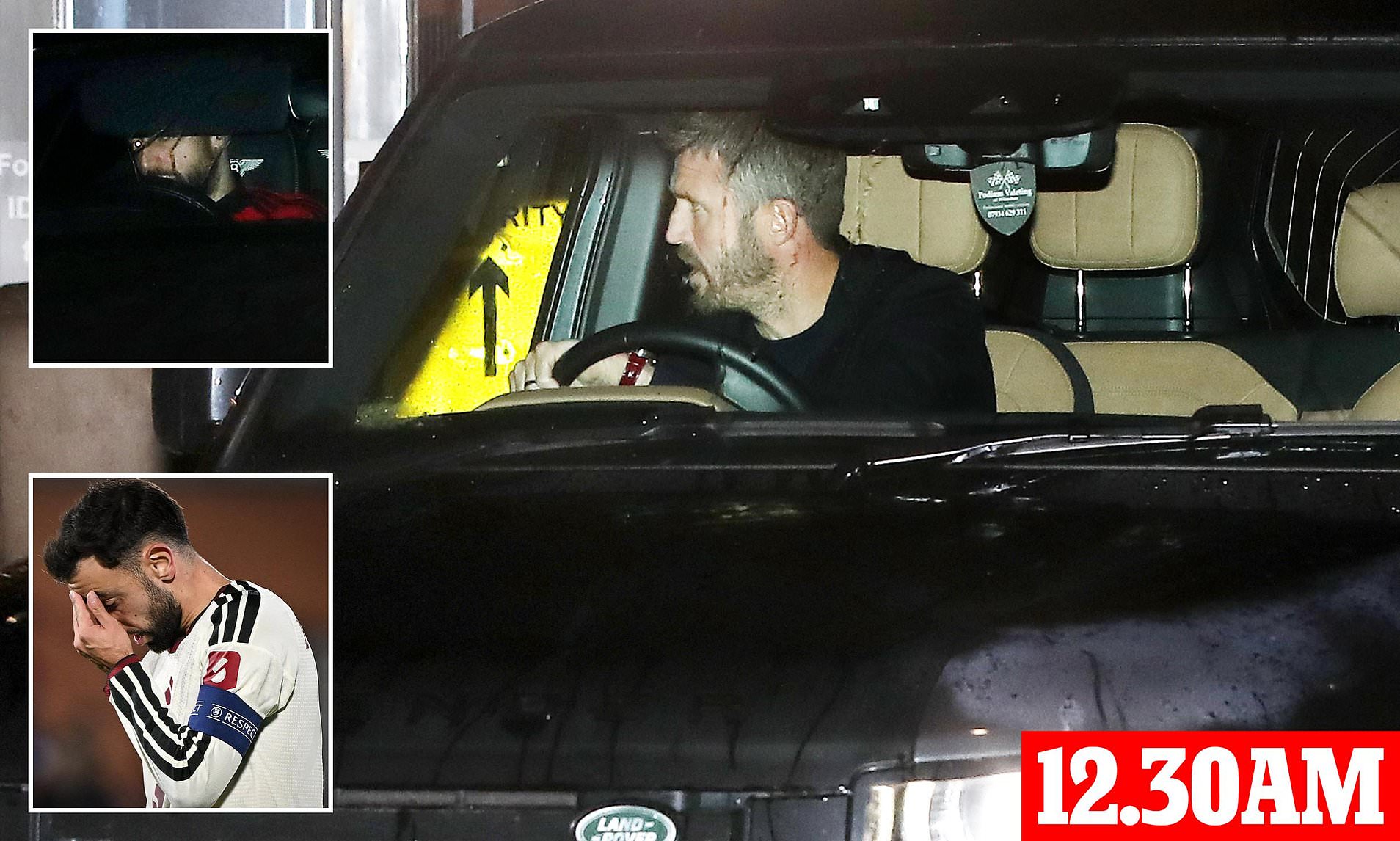 Michael Carrick and Bruno Fernandes drive home: Captain dubbed ...