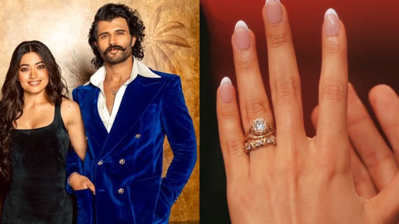Decoding Rashmika's engagement ring stack by Vijay: Victorian diamond ...
