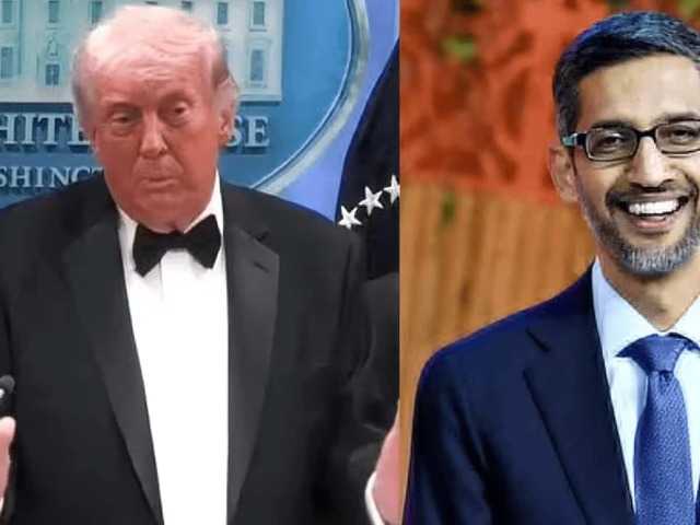 Sundar Pichai rebuffs Donald Trump's push to rename Atlantic Ocean as ...