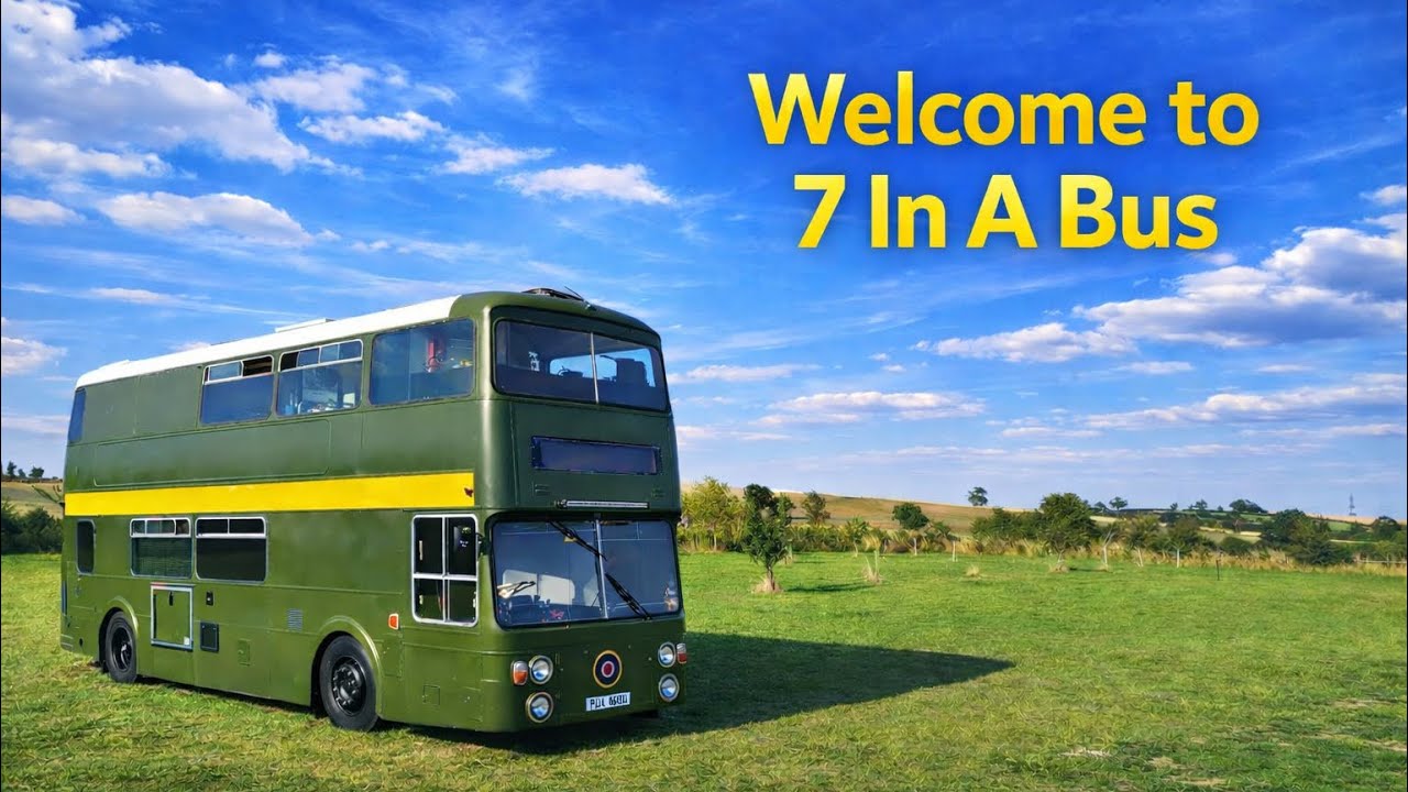 Meet the family of seven living full time on a converted bus