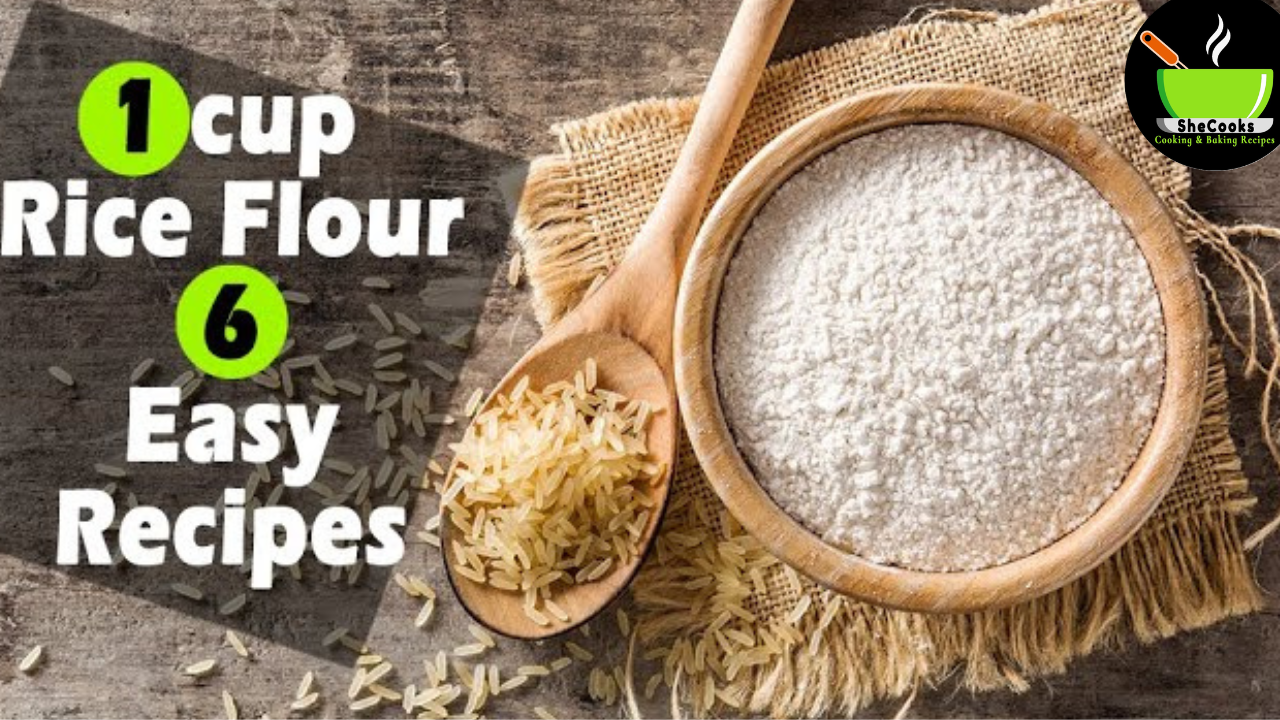6 easy rice flour recipes for homemade snacks and sweets