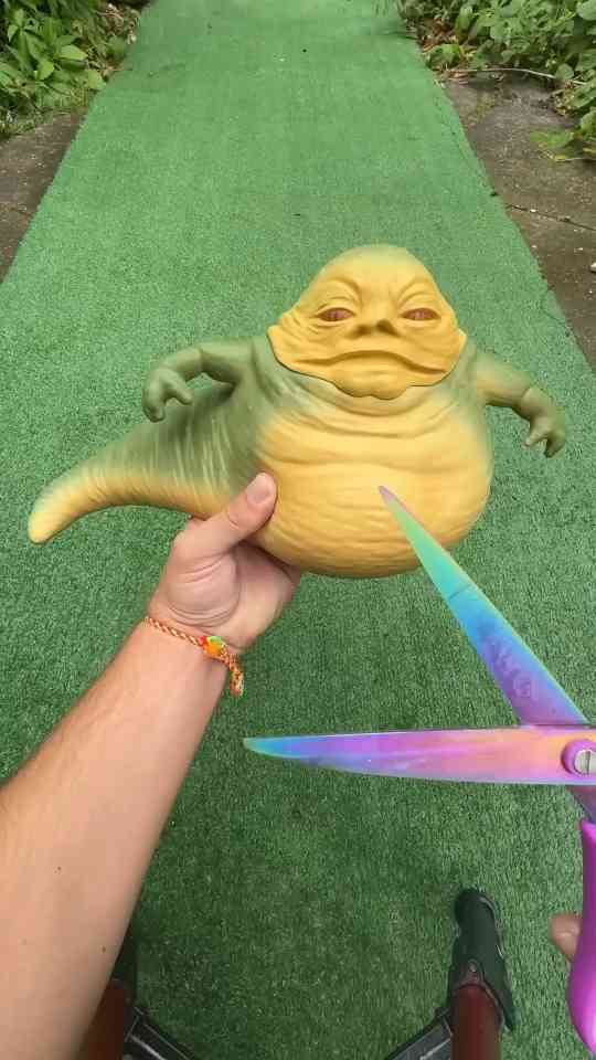 The unexpected shapes of inflatable toys before they explode