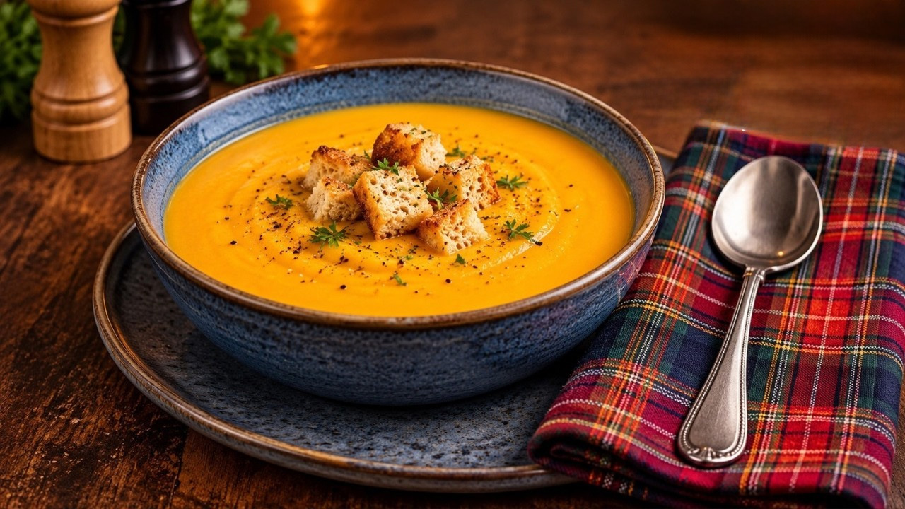 How to make simple creamy roast carrot soup with butter beans