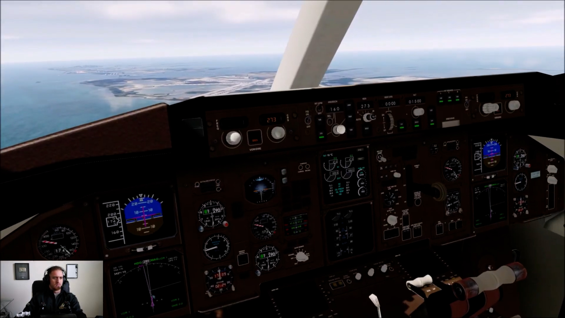 Key West is not a 757 airport but this simulator flight from Atlanta ...