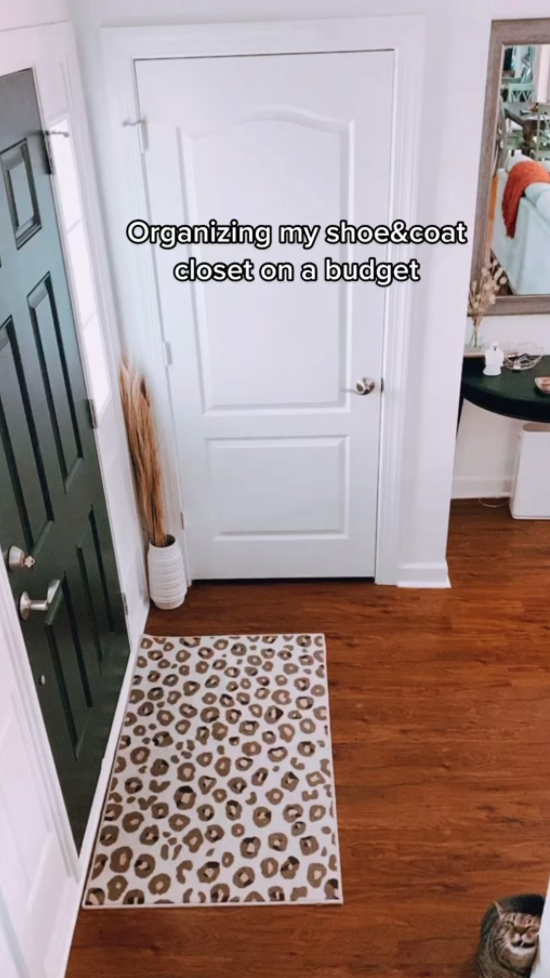 Why this easy coat closet refresh is surprisingly satisfying