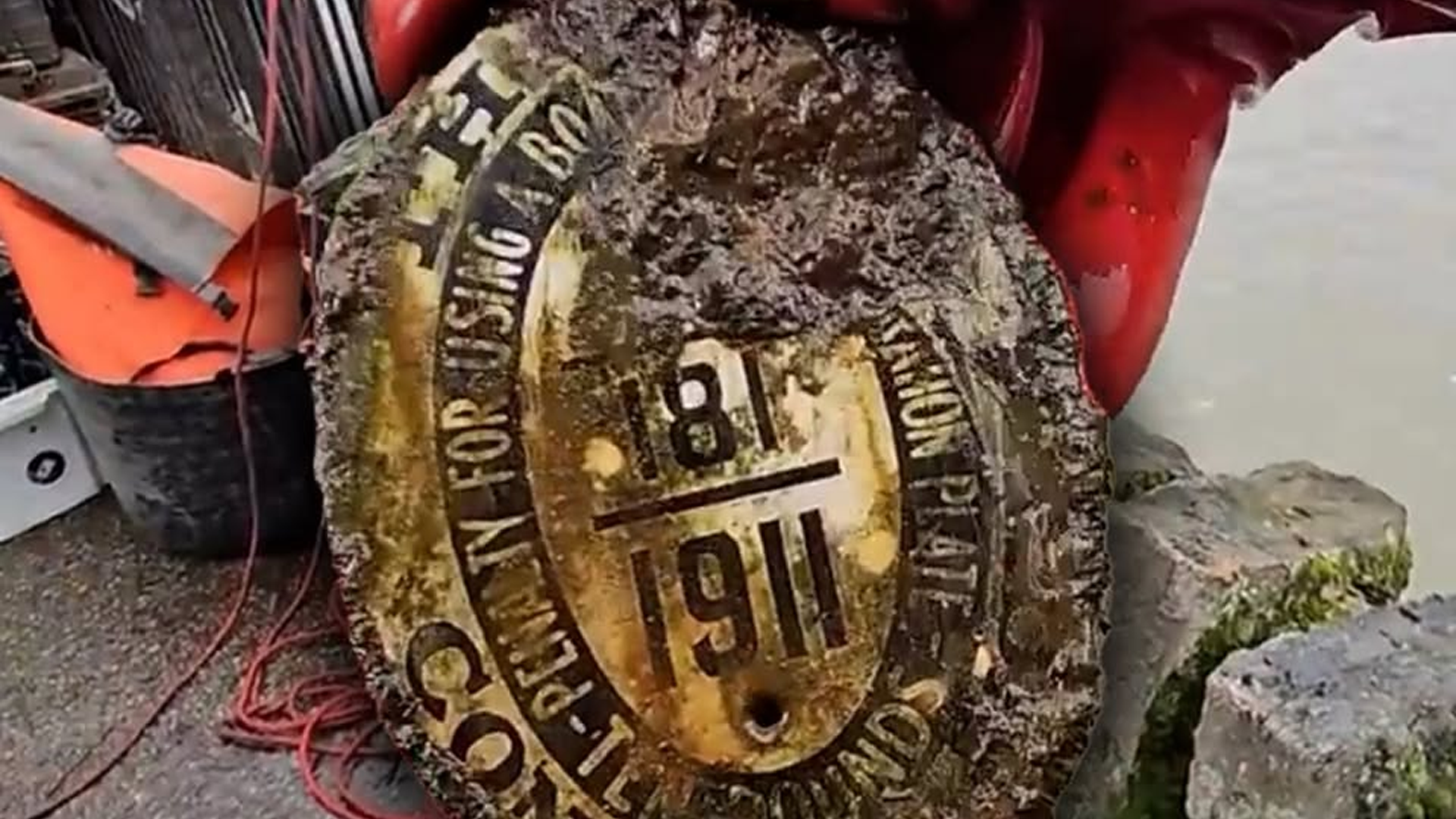 Rare and unusual finds discovered while magnet fishing