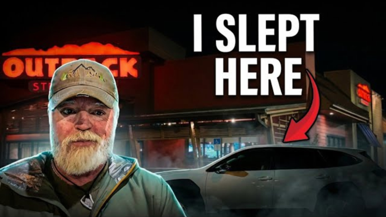 I slept outside Outback Steakhouse in my Subaru Outback