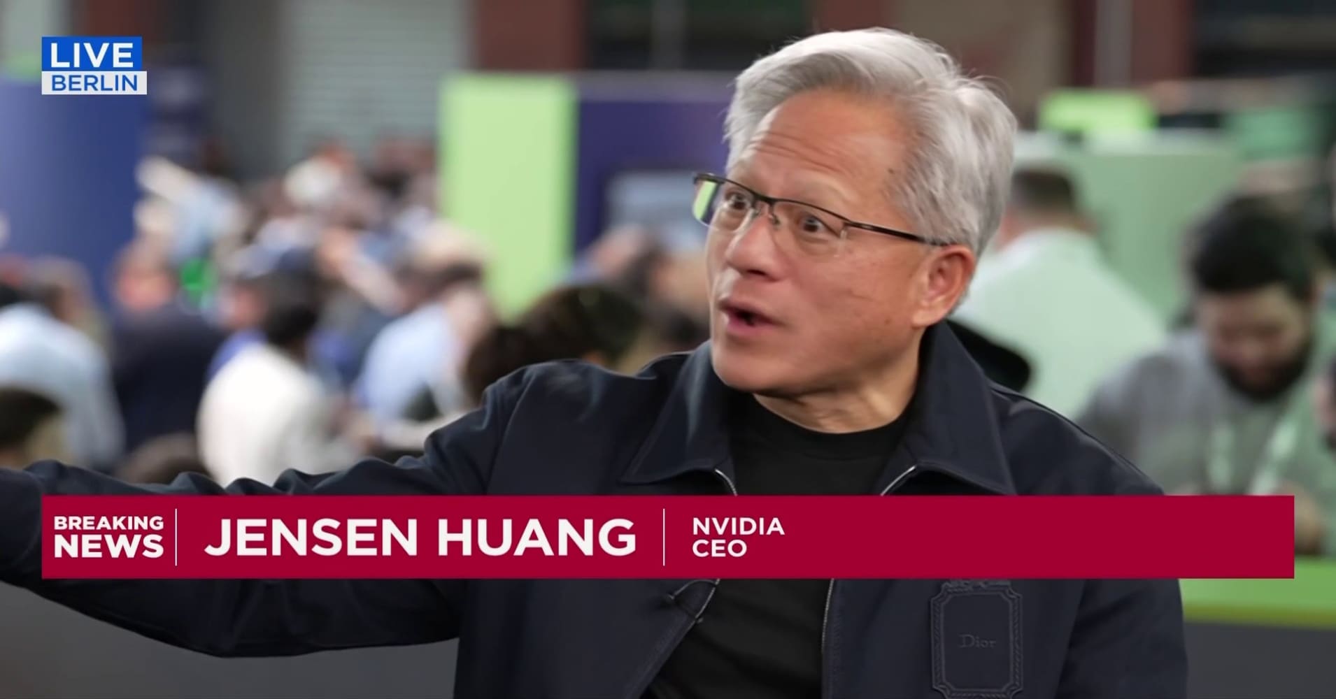 Nvidia's Jensen Huang: AI is like a baby, you have to contain and monitor