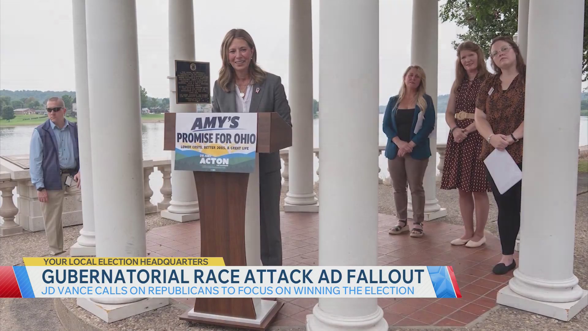 Gubernatorial race attack ad fallout