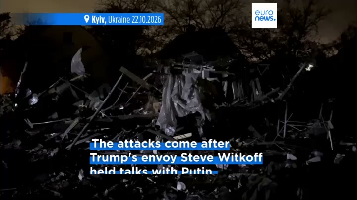 Russian strikes kill 7 in Ukraine after US envoy meets Putin