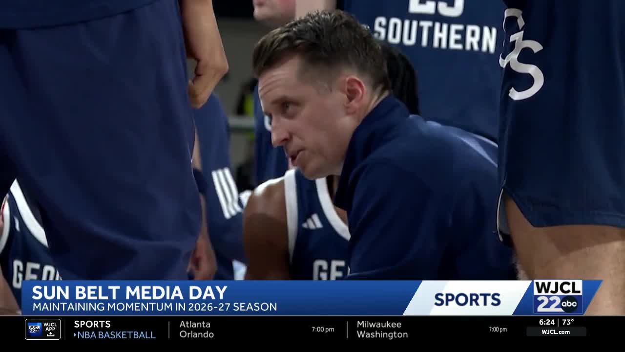 Georgia Southern men's basketball Sun Belt Media Day 2026
