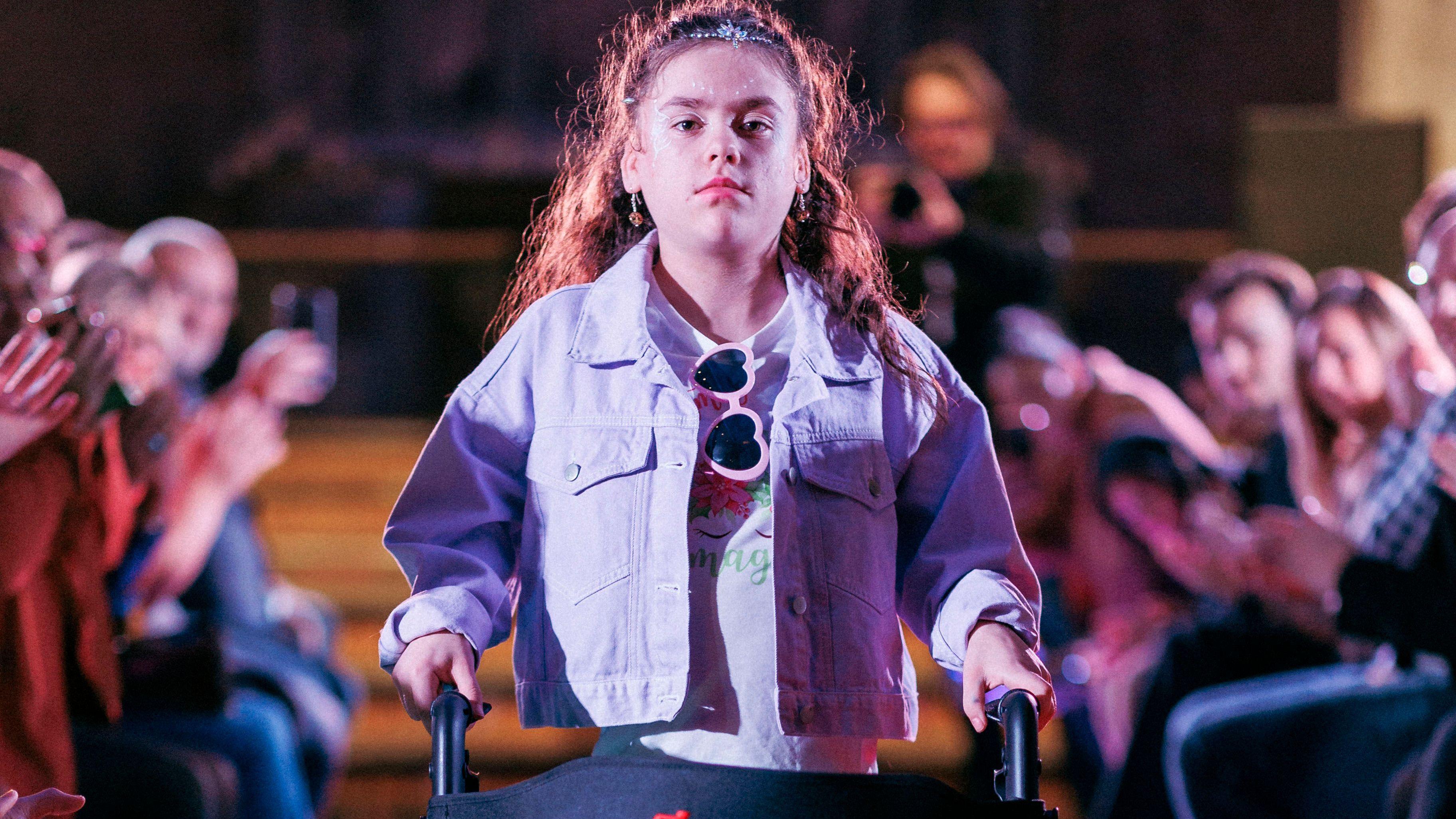 Girl, 12, gets her own fashion show billboard