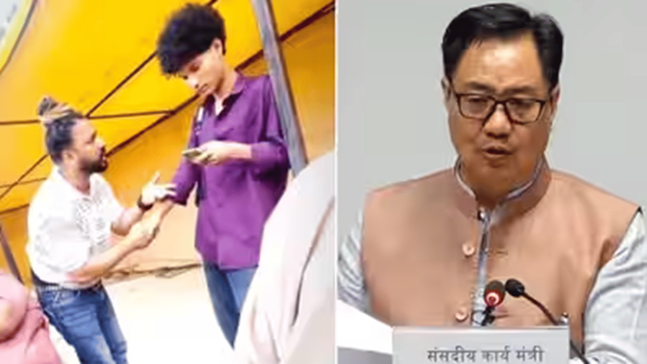 This evil man will be punished: Kiren Rijiju warns Delhi influencer ...