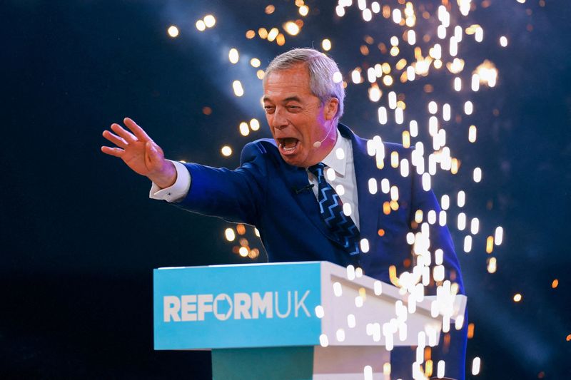 Cash-rich Reform UK launches fightback with new media platform