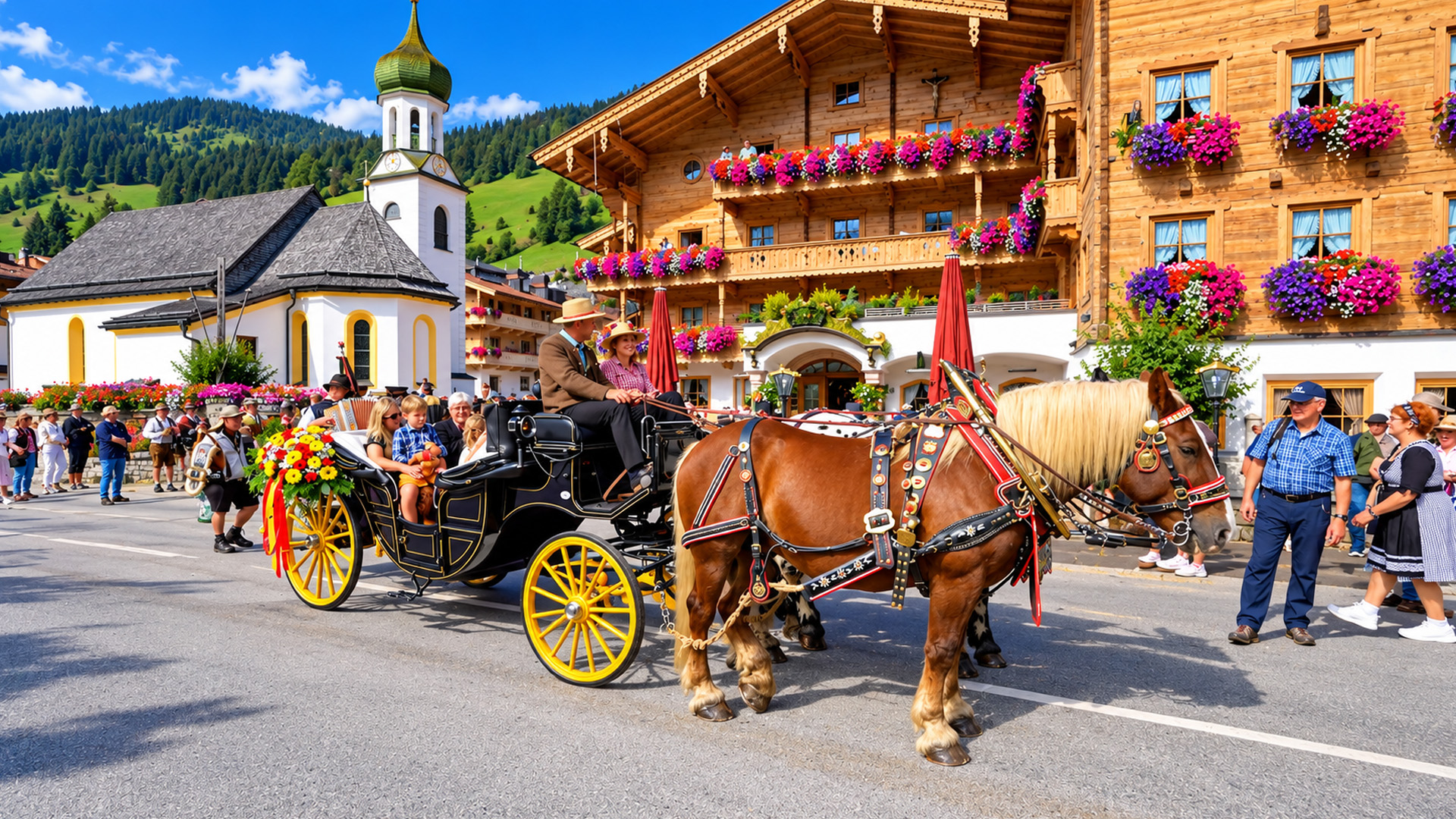 Gerlos Austria the alpine tradition that ends summer (4K)