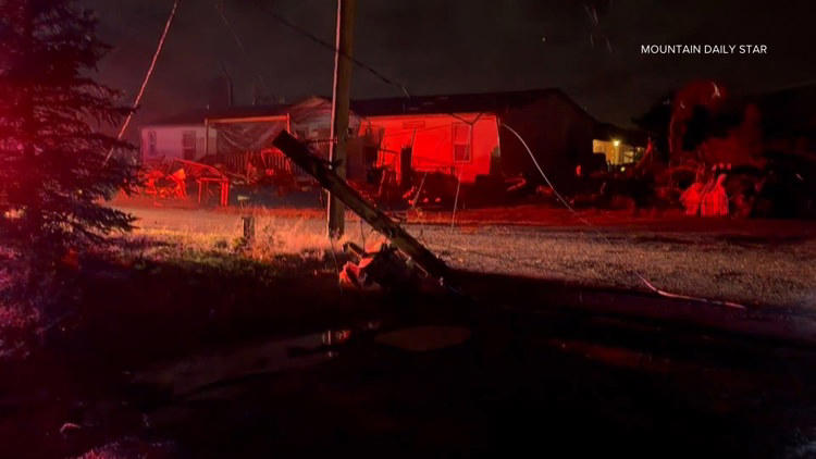 Tornado touches down in Heber, official says