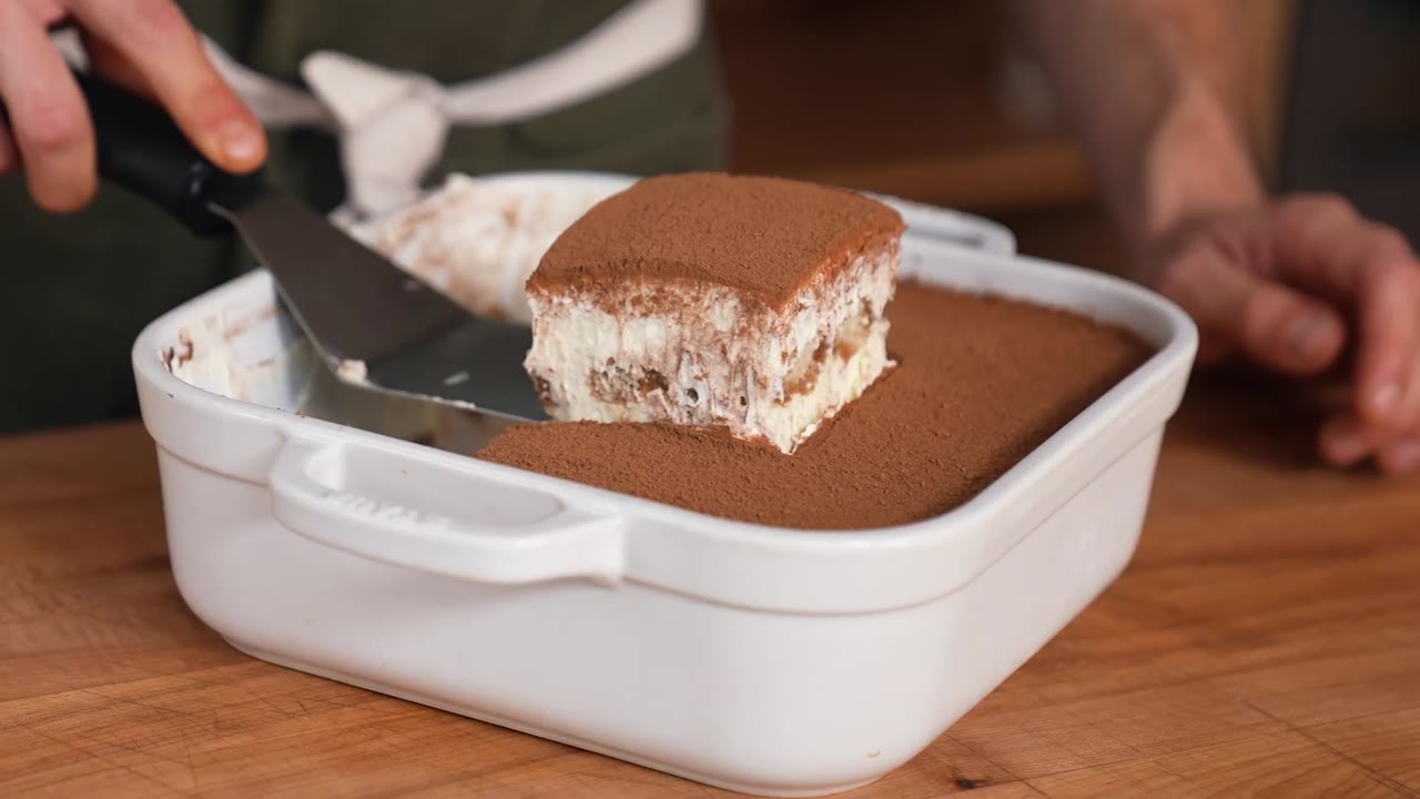 Making tiramisu in 10 minutes with a simple alternative to egg-yolk custard