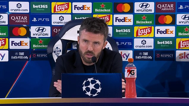 Carrick looks genuinely upset in post-match interview after Man Utd ...