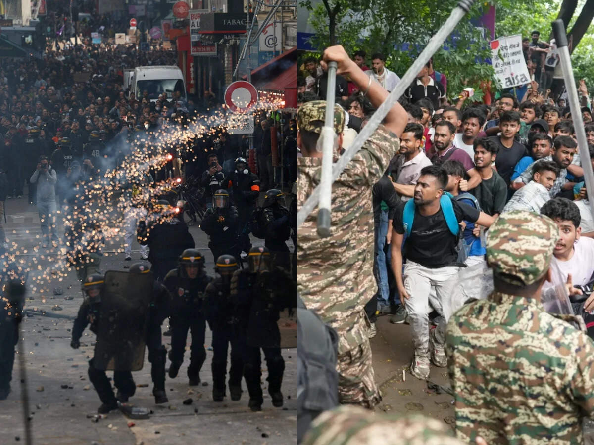 France riots and India's protests against CEC Gyanesh Kumar linked to ...