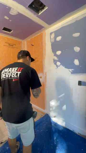 See how clean and precise this ceramic tile installation turned out