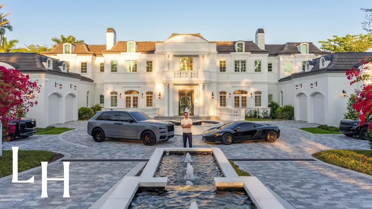Inside a $19.5 million French chateau mansion in South Florida