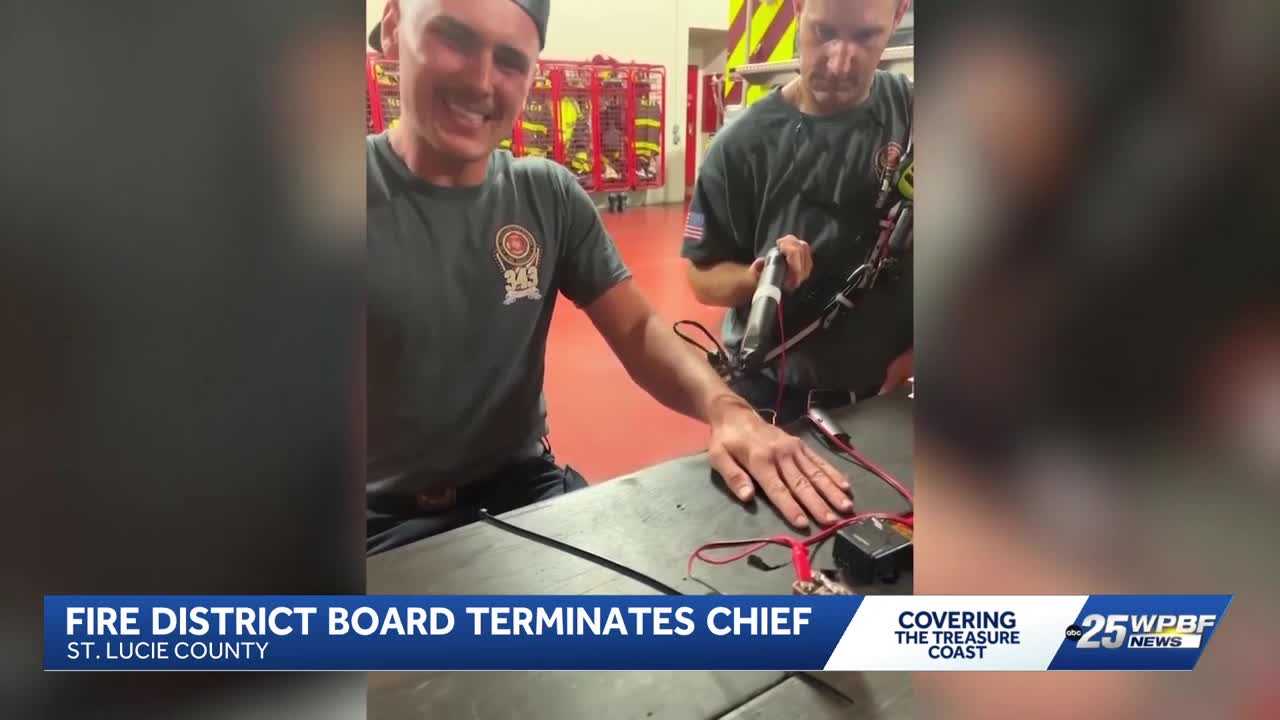 St. Lucie County fire chief terminated after months of controversy