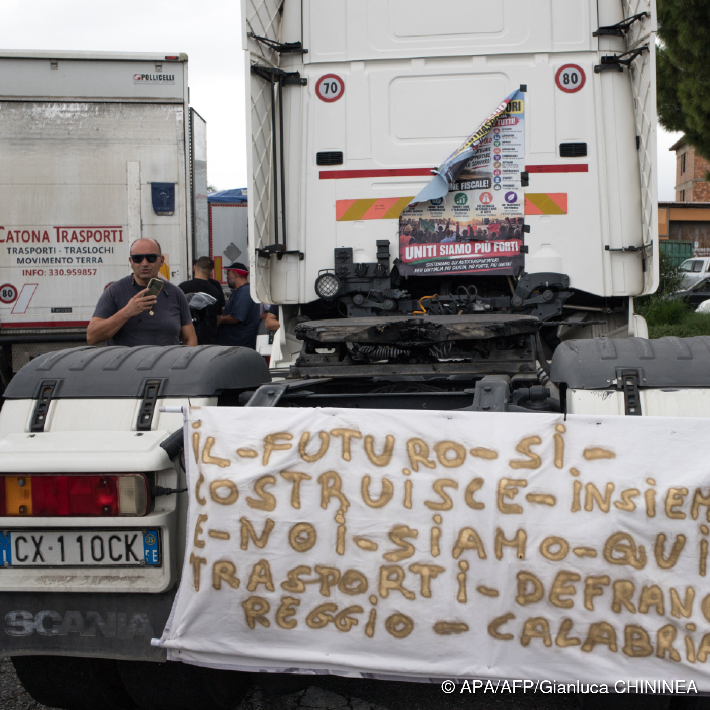 Lkw-Proteste in Süditalien weiten sich aus