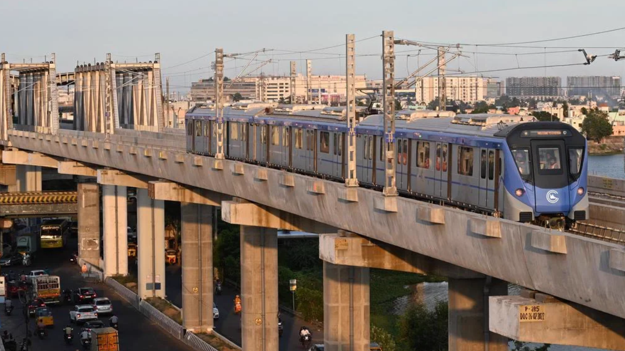 Chennai Metro changes timings: Phase-2 Yellow Line trains to start at ...